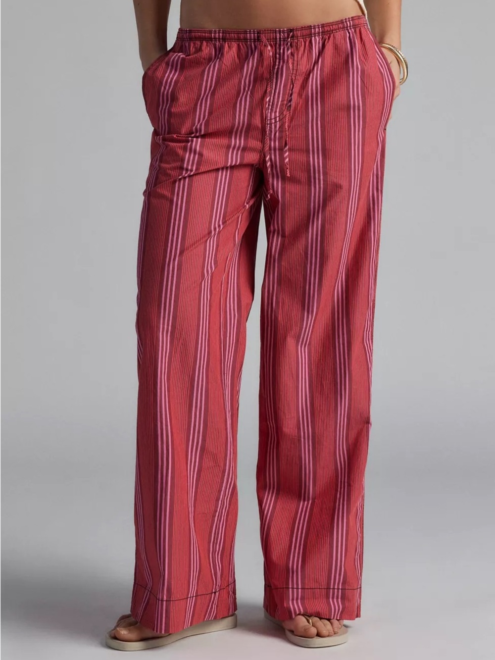 NWOT Urban Outfitters BDG Joey Poplin Wide-Leg Pant Size Large